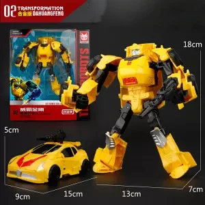 Сплав версия Optimus Prime Bumblebee Megatron детские развивающие игрушки автомобиль самолет робот Мужской - Цвет: Черный