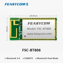 FEASYCOM Bluetooth 5.0 CSR8675 Stereo Audio Transceiver Module for High Quality Wireireless Headphones
