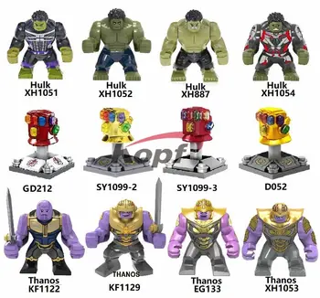 

D204 Big Figures Building Blocks Hulk Endgame Action Bricks Heroes Thanos Power Stone Gift Toys For Children
