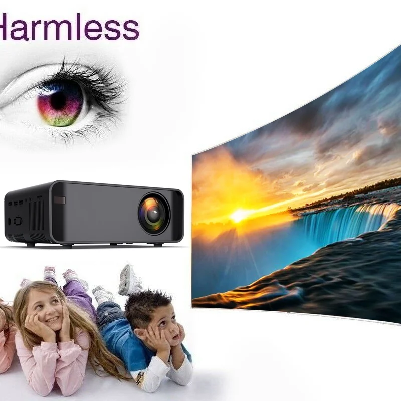 W80 домашний HD проектор HDMI/AV/USB/SD/VGA Поддержка Dolby Sound 1+ 8G Android 6,0 2300 люмен HDMI USB Портативный кинотеатр для дома