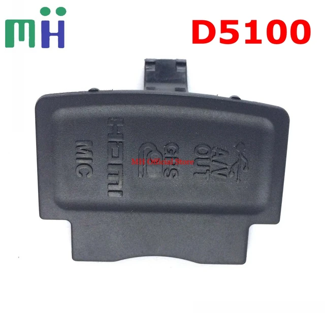 Nikon D5100 USB Rubber A/V OUT GPS HDMI-compatible MIC Lid Door Rubber Cover Repair Part Unit