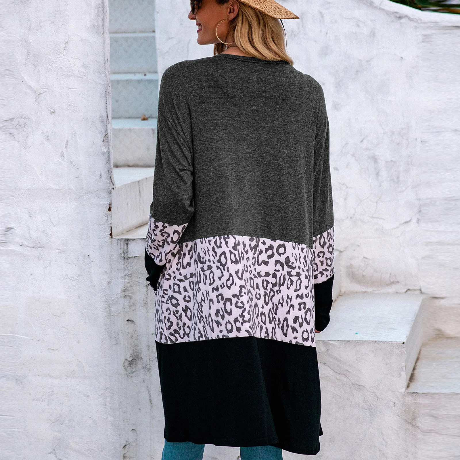 Women Plush Long Knit Cardigan Long Sleeve Sweater Casual Elegant Coat Pockets Outerwear Women Cardigan Fashion Tops 2