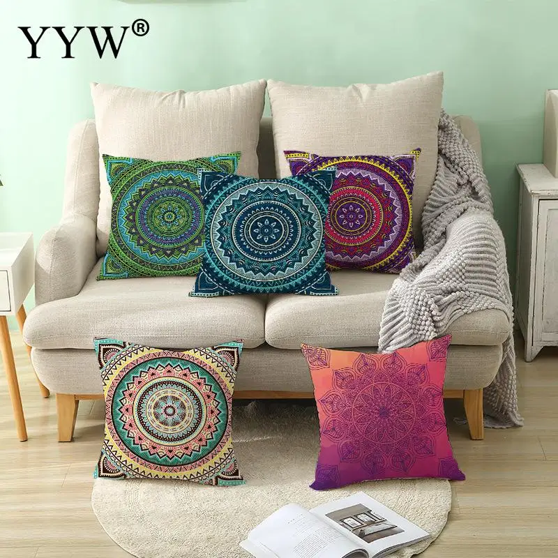 

Creative Geometric Pillow Case Room Pillow Covers Comfortable Bed Pillowcase For Living Room Square 40x40cm Pillows Cover
