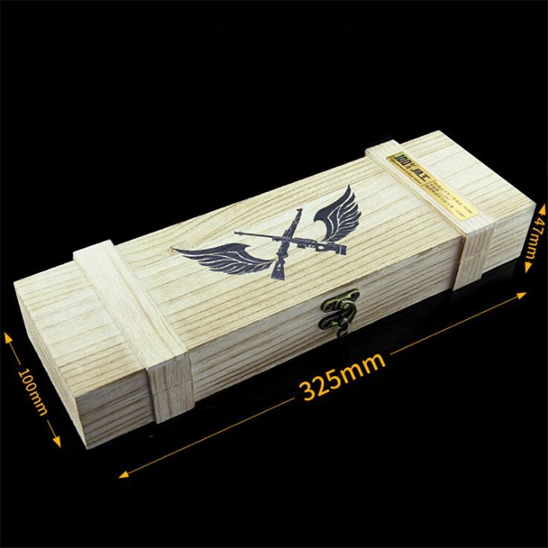  Game PLAYERUNKNOWNS BATTLEGROUNDS Periphery PUBG Chicken Storage Box Wooden Box Weapon Model Collec