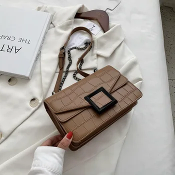 

Small PU Leather Crossbody Bags For Women 2020 Trend Hand Bags Chain Shoulder Handbags Female Travel Fashion Cross Body Bag