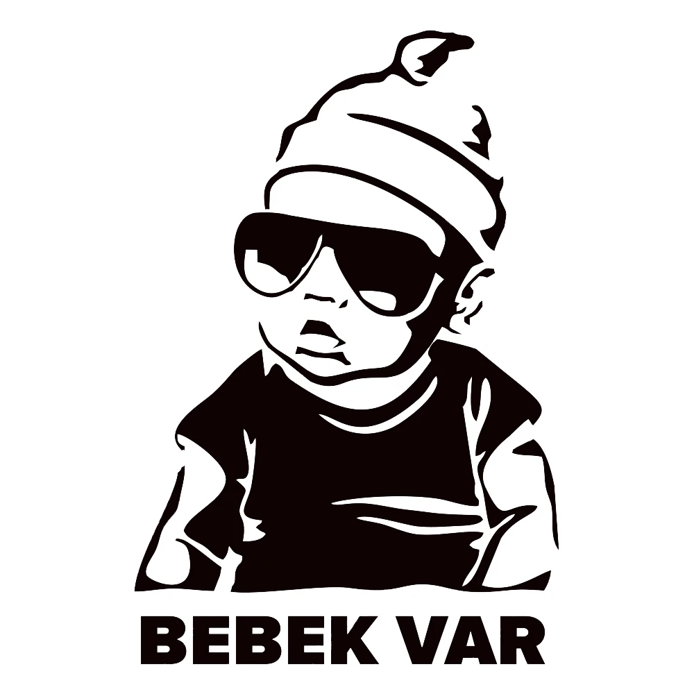 

30023# funny Attention Baby car sticker reflective waterproof car decal vinyl stickers on car truck bumper rear window laptop