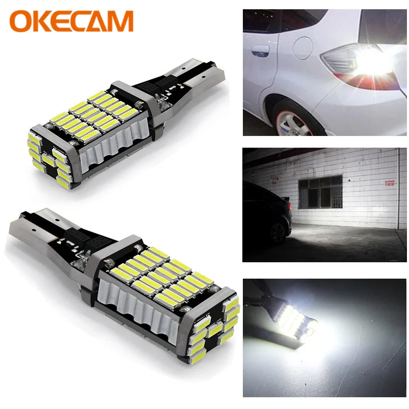 Автомобильные светодиодсветодиодный лампы Canbus T15 W16W для заднего хода Renault Duster Megane