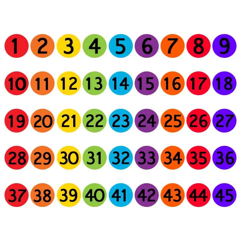 SUPVOX 36pcs Spot Markers Colorful Circles Floor Sit Markers Magic Sticker Classroom Markers Childrens Game Training 