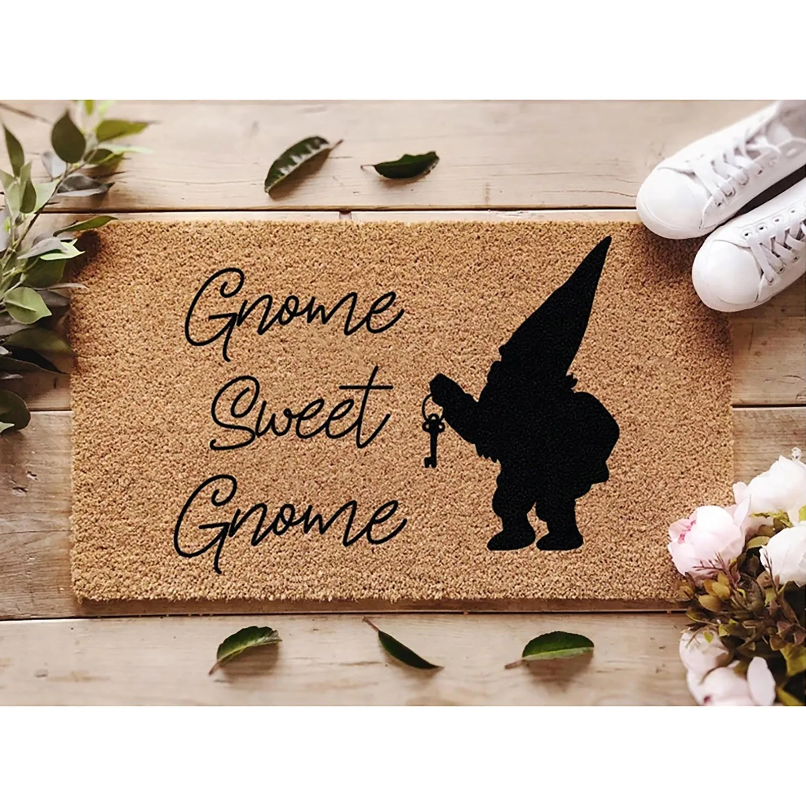 Gnome Sweet Christmas Mats For Front Door Funny Entrance Doormat Rug Kitchen Carpet Colorful Home Decor | Дом и сад