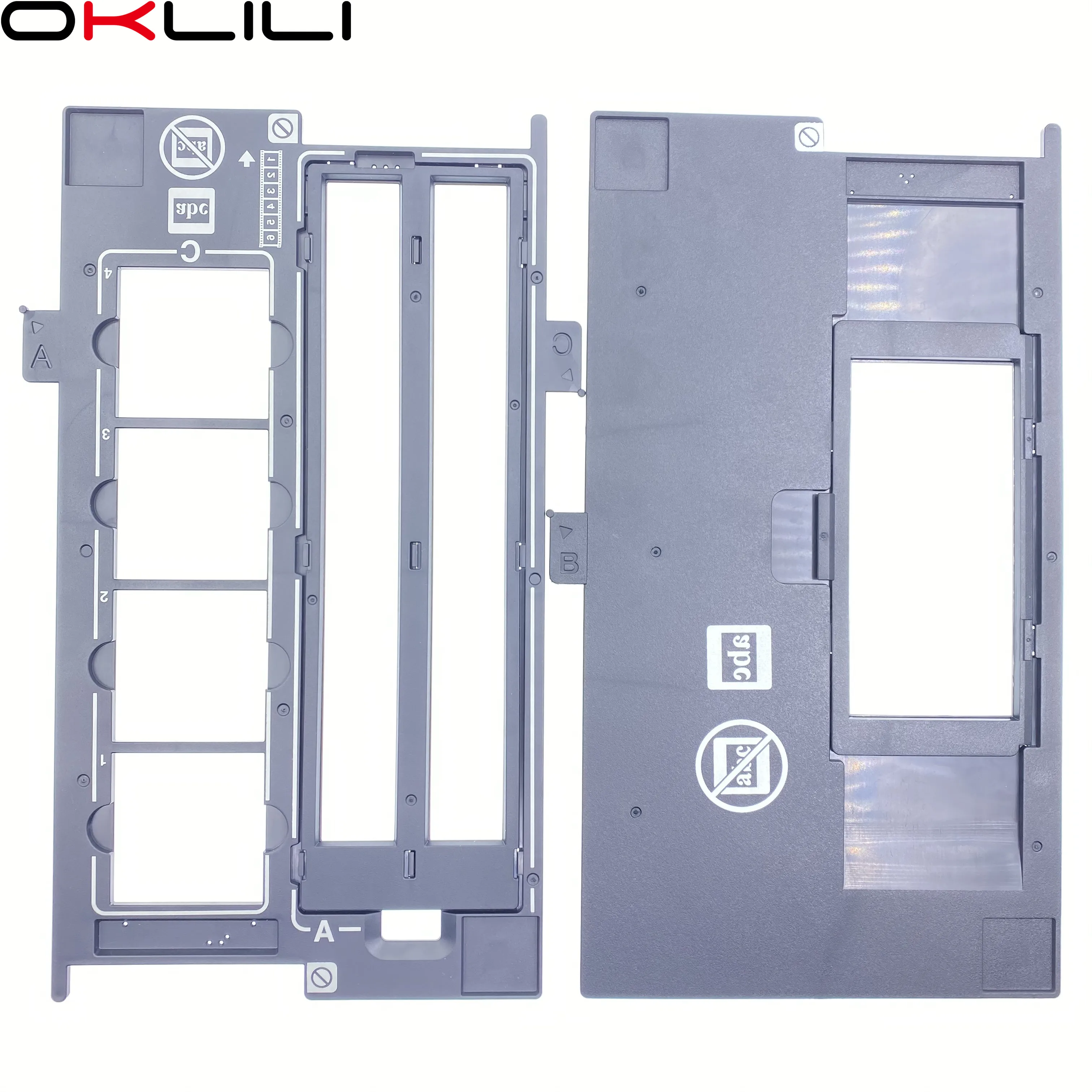 2Pc X 1423040 1401439 Holder Assy Film Slide 35Mm & Holder Film Brownie 120Mm Per Epson V500 V550 V600 4490 2450 3170 3200 4180