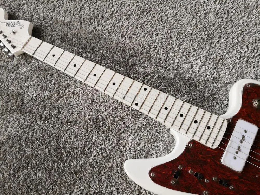 Новый магазин Shelly Заводская белая краска fretboard P90 пикапы толщиной 3 5 см винтажные