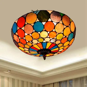 

Euro-bar dazzle colour after guti tiffany stained glass corridor corridor balcony hall bedroom absorb dome light