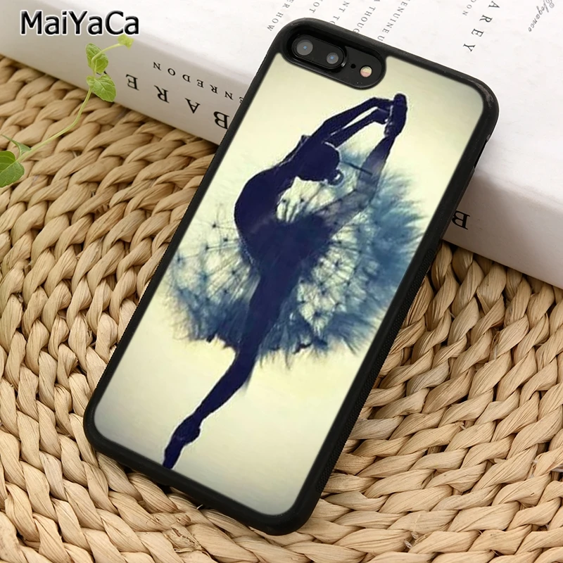 Крутой сексуальный женский чехол MaiYaCa с балериной для iPhone 5 6S 7 8 plus 11 12 13 Pro X XR XS Max