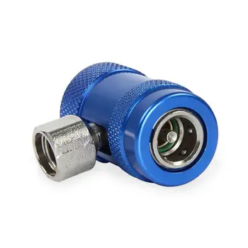 

Car R1234yf Quick Connector Coupler Refrigerant Aircon Adapter Brass Replace Kit