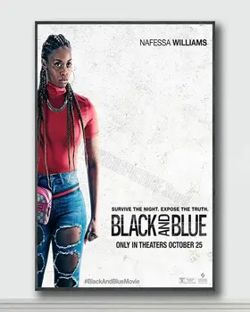 

NJ256 Black and Blue Movie 2 Silk Posters and Prints wall art Art Poster Home Decor