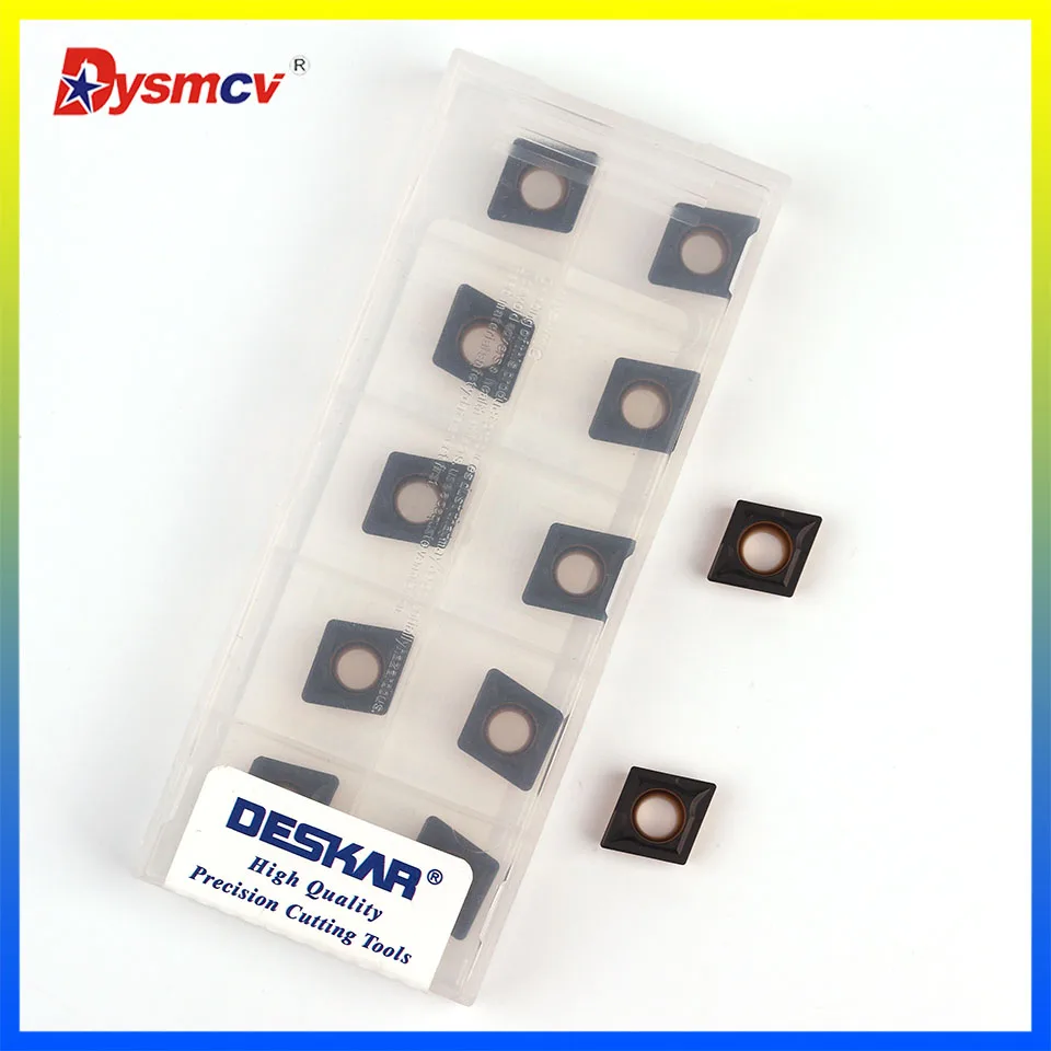 

DESKAR CCMT09T304 CCMT09T308 LF9218 CNC lathe two-color internal turning tool carbide insert high quality guarantee