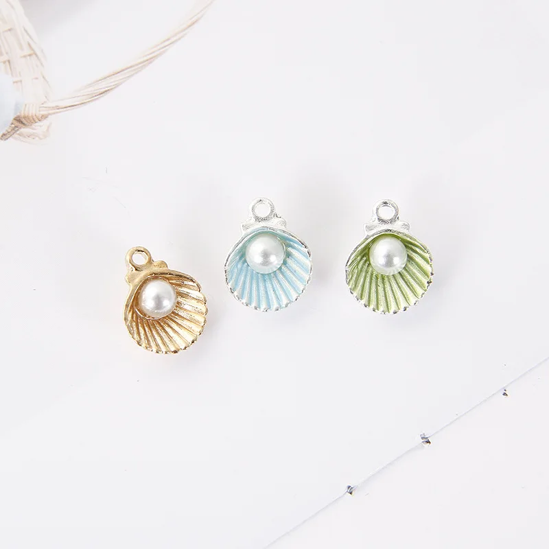 10 шт./упак. ракушка подвеска в виде морской рыбы жемчуга океанская модные