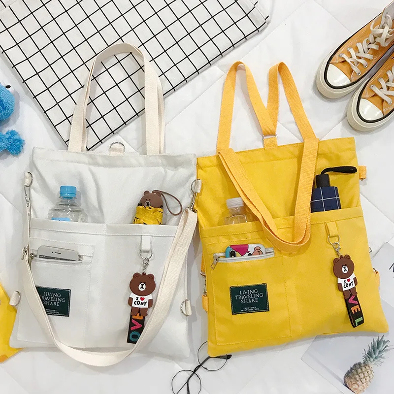 Women's Bag Crossbody Handbag Female Shopper Fashion Simple Quality Bolsas Korean Designer Shoulder Canvas Bags For Women Tote