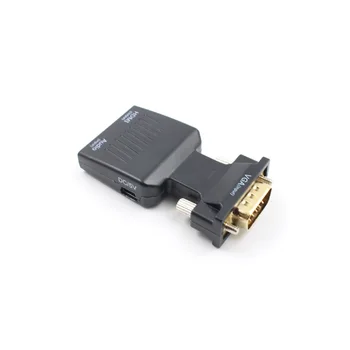 

VGA to HDMI 1080P HD AV Converter HDTV Audio Video Cable Adapter for PC DVD STB Consumer Accessories