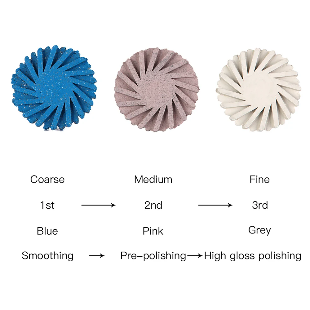 6pcs/pack Azdent Dental composite polishing diamond�system RA disc 14mm wheel