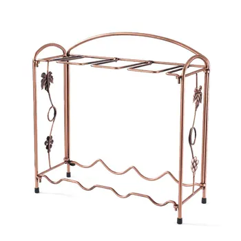 

Multifunction Removable Red Wine Glass Shelf Metal Wine Rack Display Shelf Display Rack Glasses Holder for Home Bar