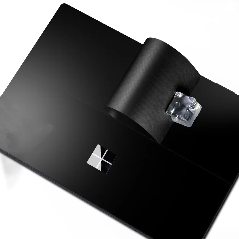 XSKN for Microsoft Surface Pro 7 Ultra Thin Athens Black Back Sticker Decal Skin Protector
