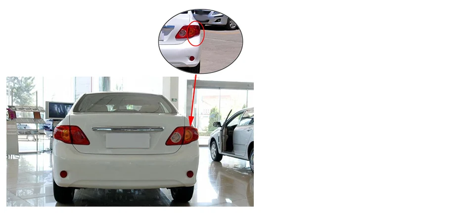 CITALL 8155002460 Автомобильный задний правый Внешний тормозной задний светильник, пригодный для Toyota Corolla 2008 2009 2010