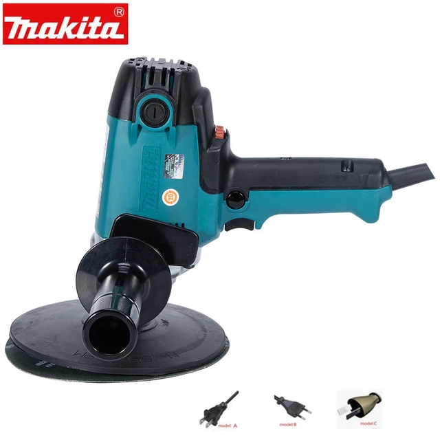 Makita Lijadora de disco GV7000C de 7 pulgadas, azul