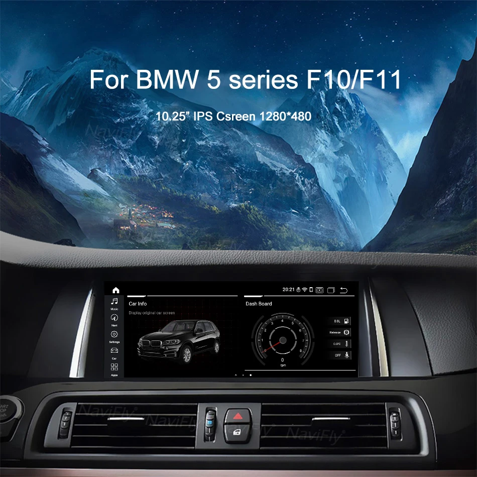 Sale 4G LTE! 8cores 4GB+64GB car multimedia android 9.0 gps navigation system for BMW 5 Series F10 F11 520i (2011-2016) CIC/NBT radio 26