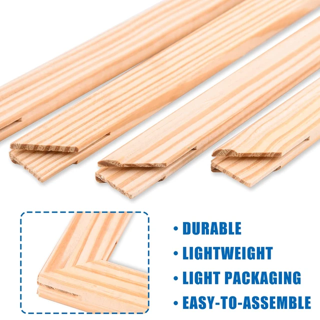 DIY Wood Canvas Stretcher Bars,Removable Canvas Frames Kit-Easy to  Assemble,Wooden Frames Kit for Oil Painting,Diamond Painting - AliExpress