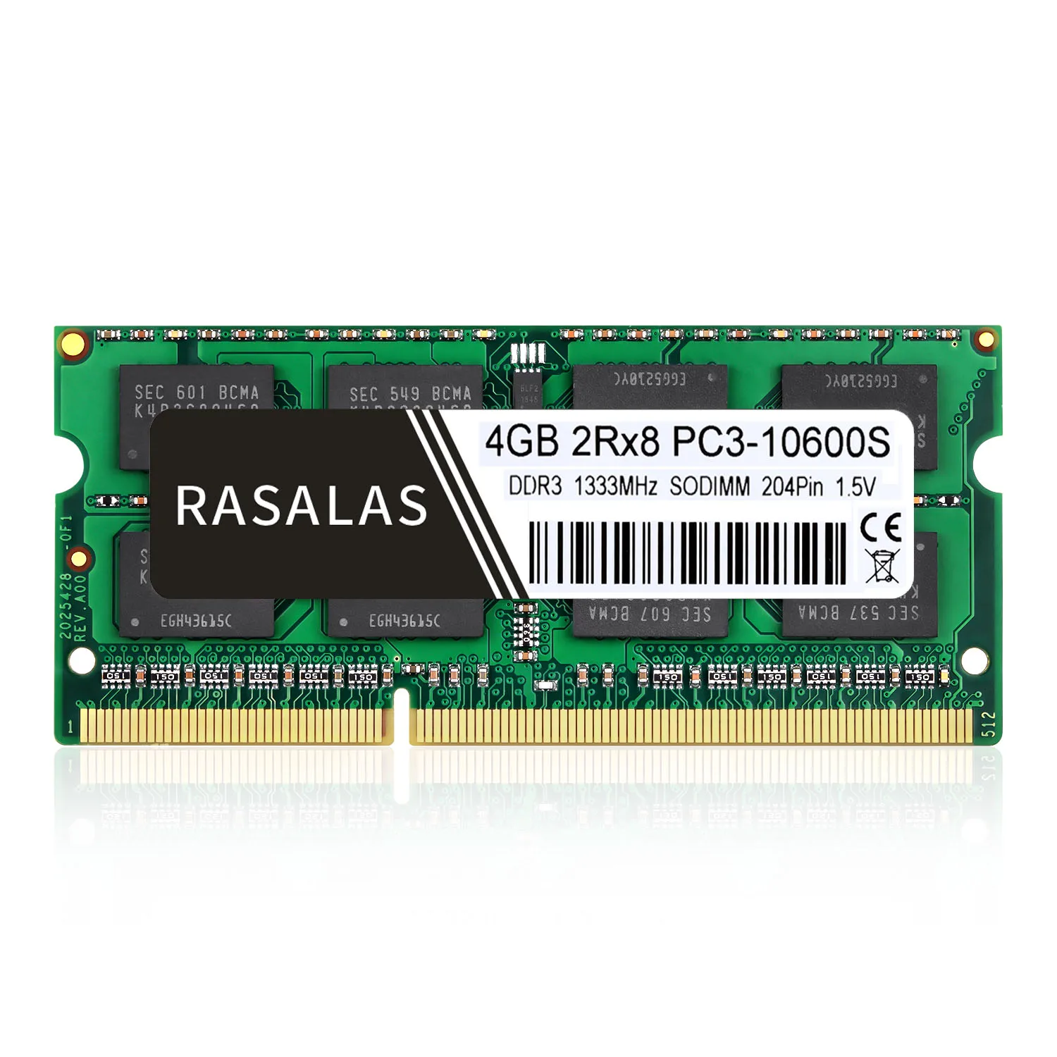 Rasalas 8 ГБ 4 ГБ DDR3 1333 МГц 1600 МГц PC3-10600S SO-DIMM 1,35 в 1,5 в ноутбук ram 204Pin ноутбук память sodimm