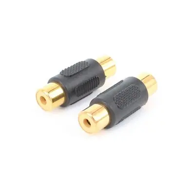 

RCA Female to RCA Female Audio Video Cable Jack Plug Adapter Connector