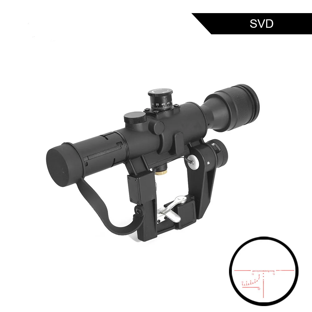 SVD SCOPE MOUNT RIFLE AIRSOFT AIR SOFT ASG DRAGUNOV SNIPER 4X26 PSO1