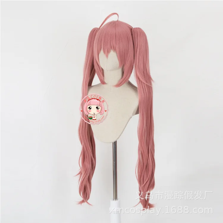 Tensei Shitara Slime Datta Ken, парики для косплея, Milim Nava, парик из розовых синтетических волос, парик для косплея на Хэллоуин+ Бесплатный парик, шапка