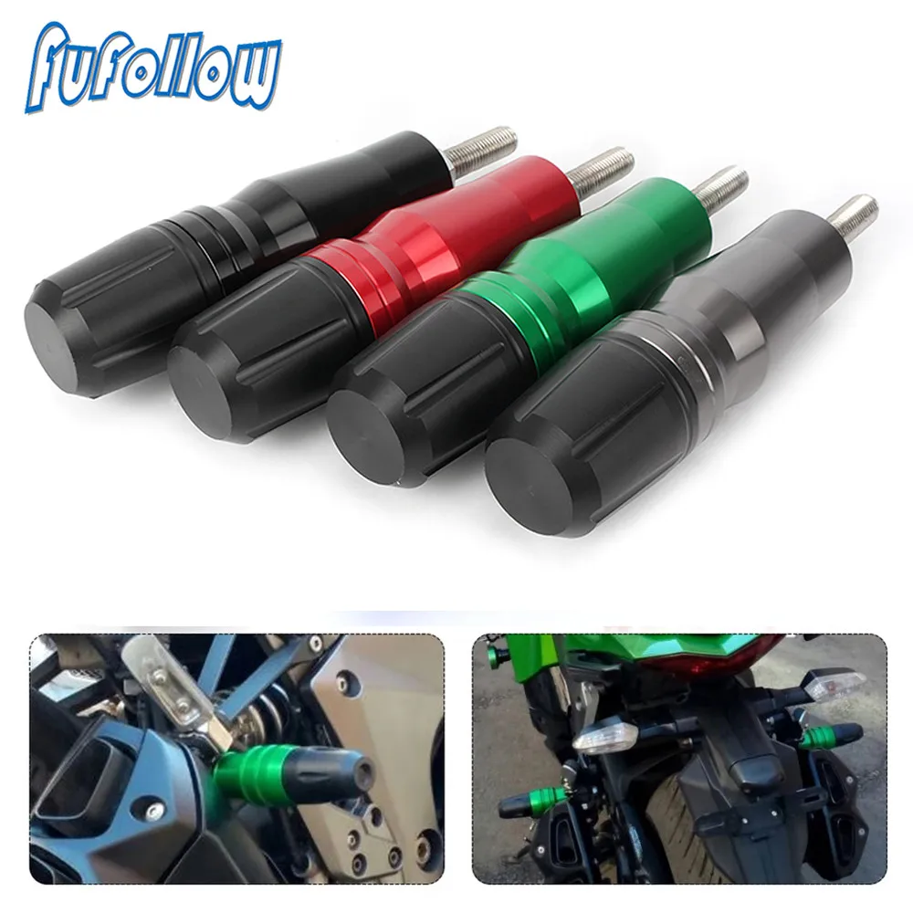 Moto Cnc Caduta Di Protezione Di Scarico Telaio Cursore Anti Crash Pad Protector Per Yamaha Mt-07 Mt-09 Mt-10 Mt-03 Mt-01 Mt-125