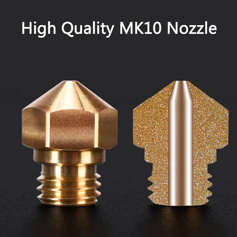 Высококачественная сопла MK10 Micro Swiss 0 2 мм 1 75 для всех металлических деталей j HEAD