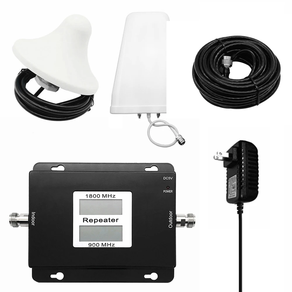 GSM/DCS 900/1800 МГц 2G/4G двухдиапазонный двойной ЖК дисплей мобильный телефон усилитель
