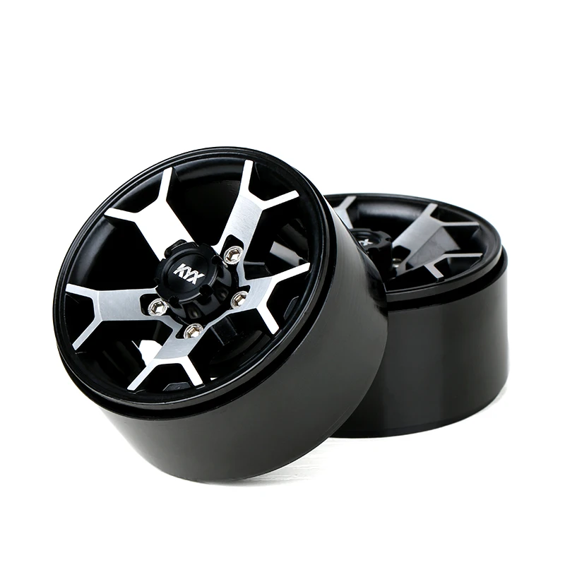 thumbnail image 2 of KYX Racing 1.9 Aluminum Wheel Rims For 1/10 RC Crawler Cars - Axial SCX10 TRX4 Upgrade 2 of 13