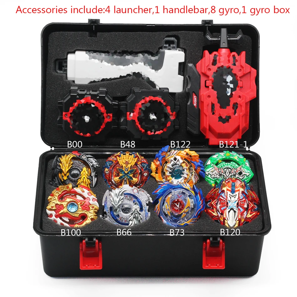 Beyblade Burst Toy B150 B149 B148 Metal Funsion Bayblade Set Storage Box With Handle Launcher Plastic Box Toys For Children gift