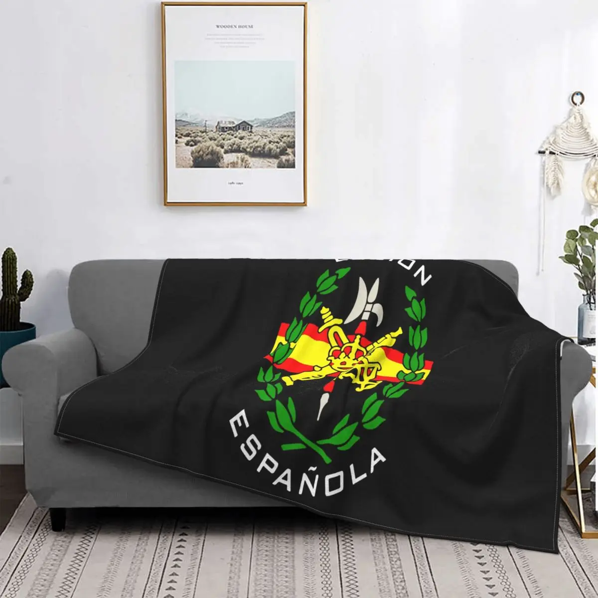 Summer Spanish Legion Mod3 Men Casual Cotton O Latest Cartoon Character Youth Party Animal Pure Promotion Flannel Blanket | Дом и сад