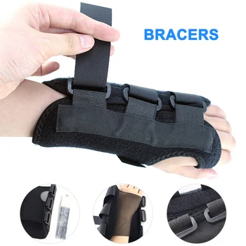 

Best Hot Sale 1pcs Steel Plate Wristband Sprain Forearm Splint Band Breathable Durable Adjustable Belt TK-ing