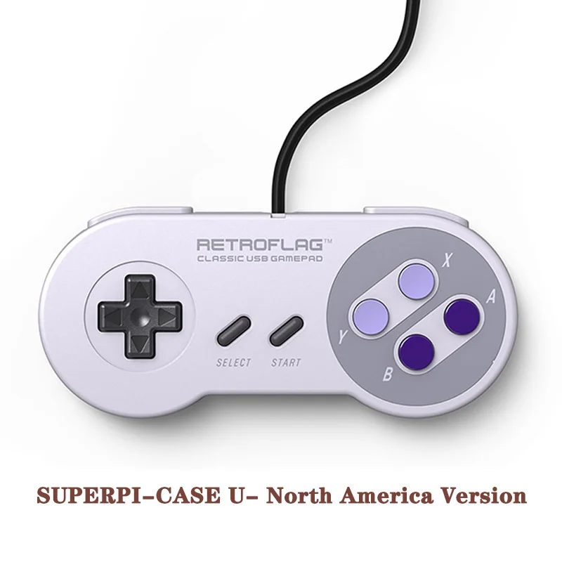 US Gamepad WUIYBN ТВ/PC игровой автомат Геймпад контроллер Retroflag MEGAPi для Raspberry Pi 3 B+(B Plus - Цвет: US Gamepad