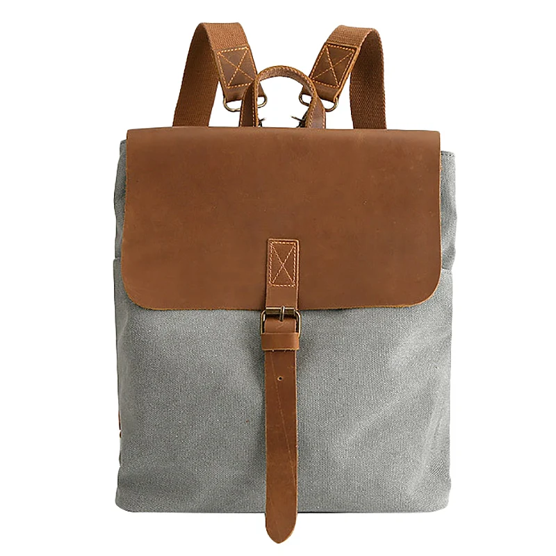 Canvas Backpack Men Travel Back Pack Multifunctional Shoulder Bag Women Laptop Rucksack School Bags Female Daypack