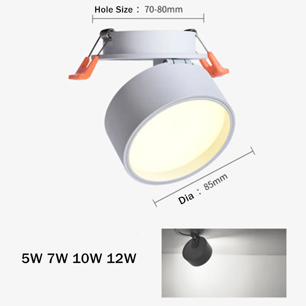 led recessed ceiling downlight  (6)