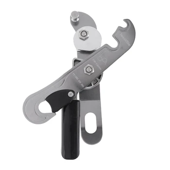 

25KN Self-braking Descender for 9-13mm Rope Rock Climbing Cave Climbing Mountaineering Exploring