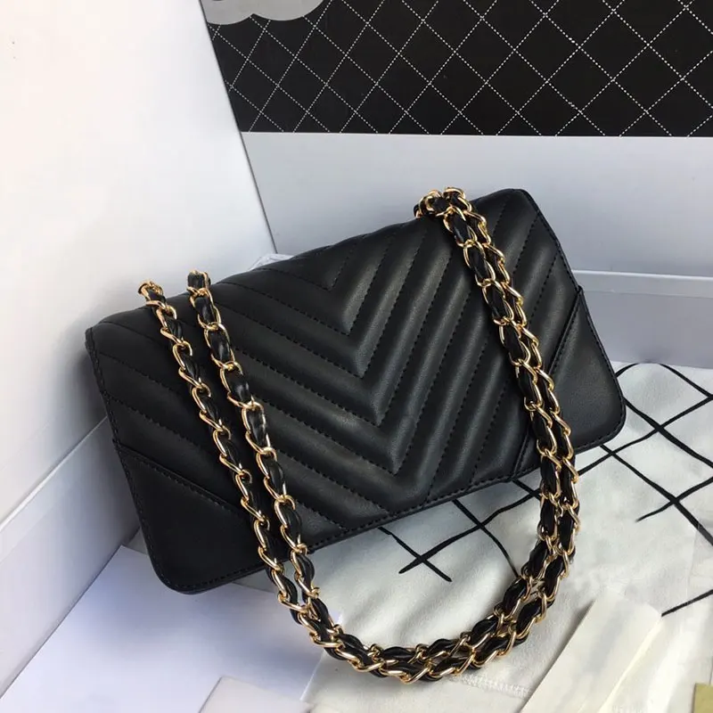 

Classic Famous brand bags designer female Luxury Real leather Caviar Shoulder bag high quality crossbody bags Messenger bag