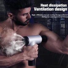 Массажный пистолет, массажер для расслабления мышц, Вибрационный пистолет, вибрационный массаж, оборудование для фитнеса, дизайн шумоподавления, бесщеточный мотор