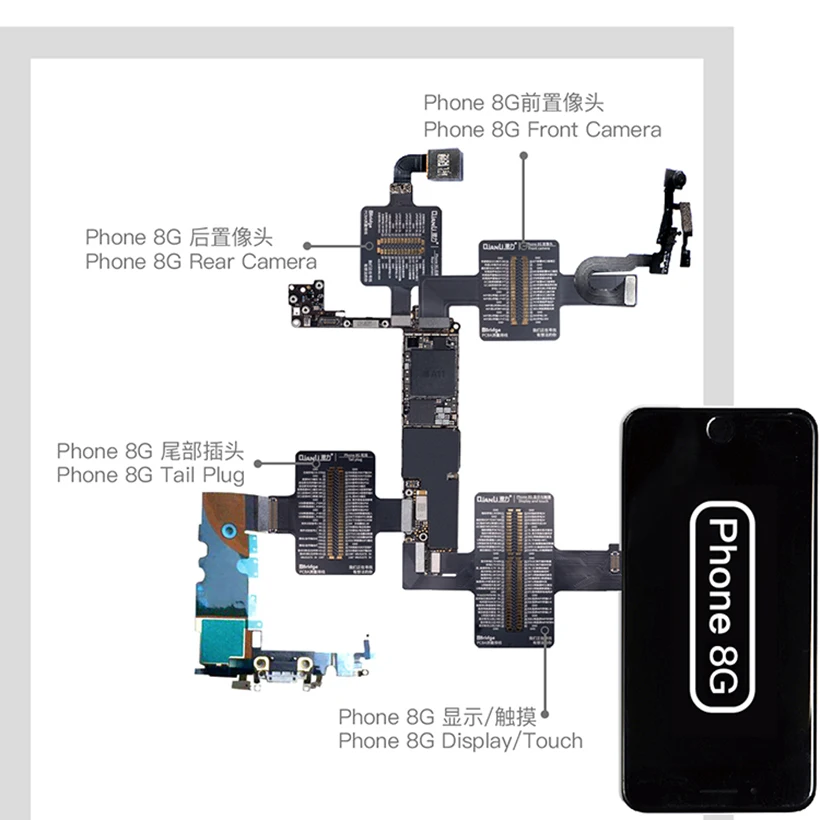 Обнаружение дефектов материнской платы iPhone QIANLI iBridge устройство для обнаружения