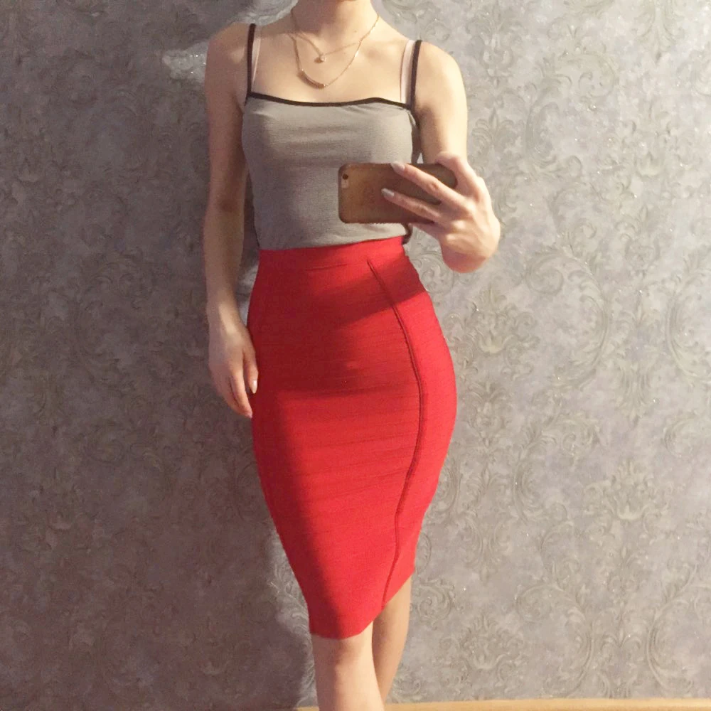 BEAUKEY-2018-New-Fashion-Sexy-Pencil-Bodycon-Skirt-Striped-Knee-Length-Bandage-Skirts-Party-Celebrity-Wholesale