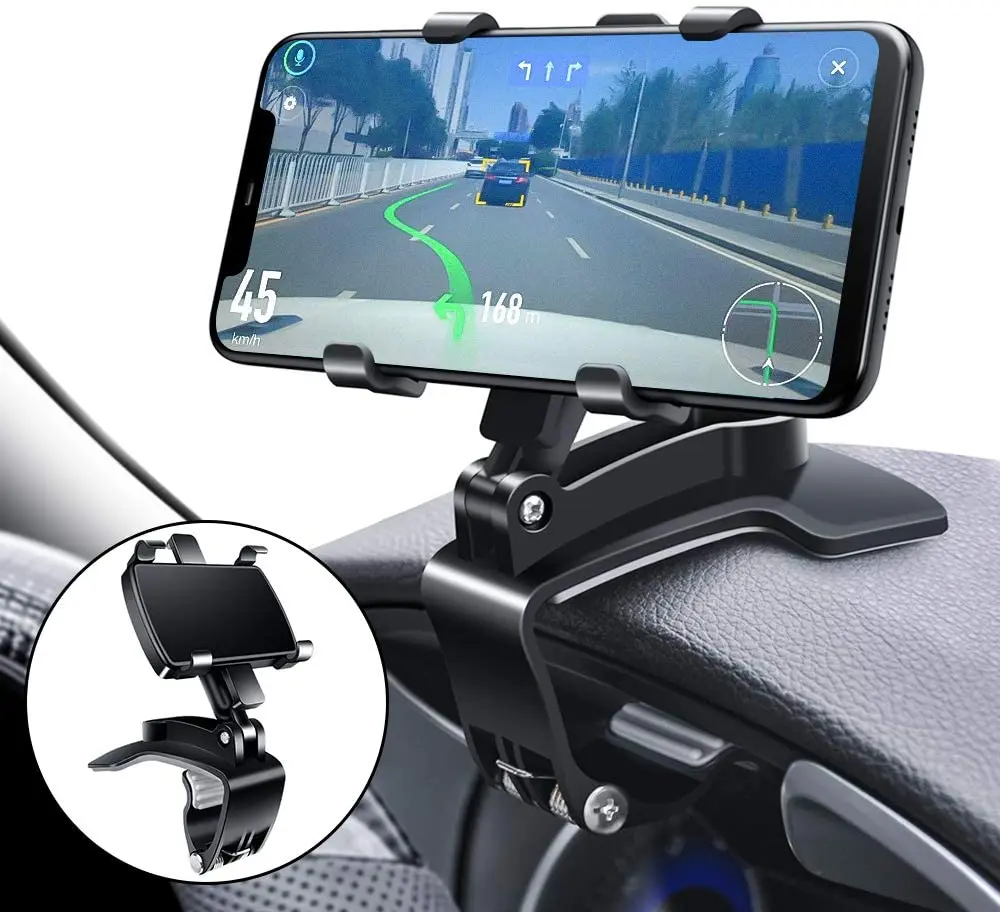 Rear View Mirror Phone Mount,Vehicle Adjustable Bracket Holder for Car Cell Phone Holder Huawei Mate 20. Samsung Galaxy S9/S8 Universal Stand Cradle for iPhone Pro/XS/Max/X/8/7/6/6s Plus